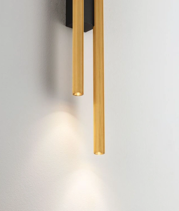 LED wandlamp Brass Gold 60 cm | Instelbare lichtkleur & Triac dimbaar SW10516