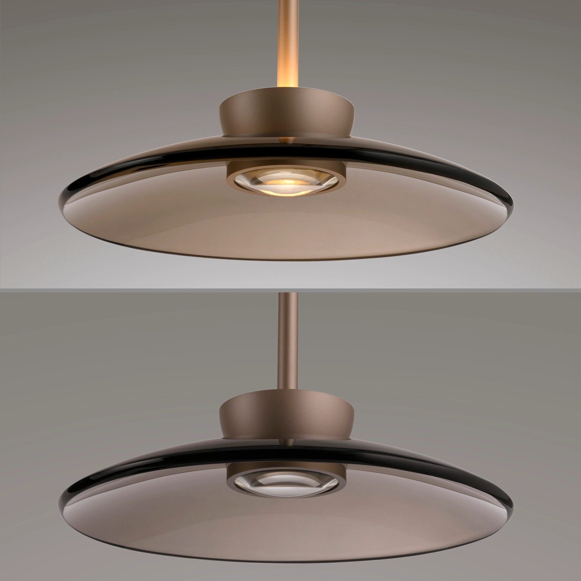 Hanglamp easy Lift L 80-200 cm Brons 3-lichts 45876