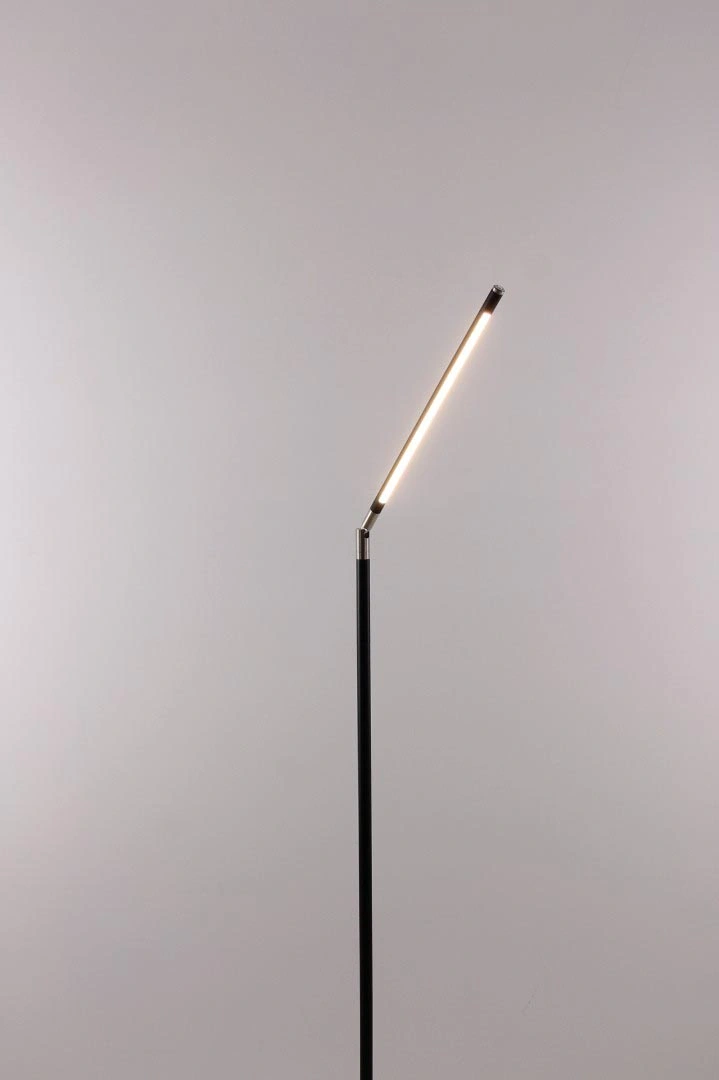 Staande Leeslamp Zwart | Pipe Design | LED Dimbaar 40332