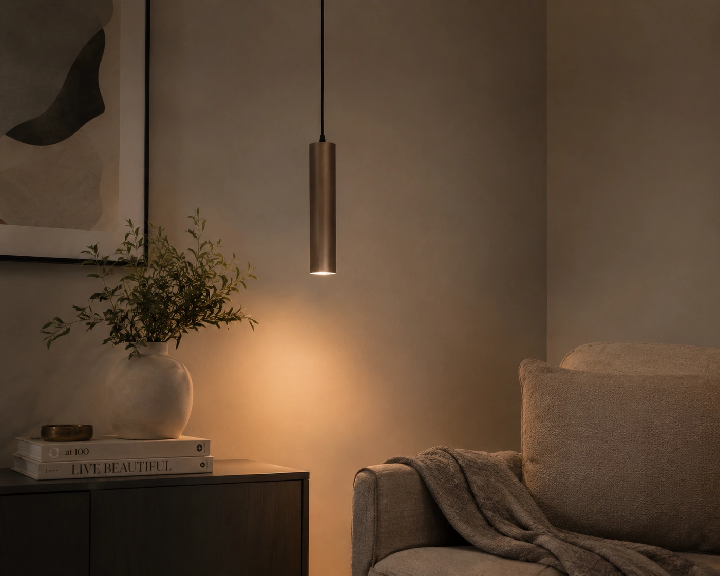 Cacao Koker Hanglamp 30 cm GU10 Modern Design 61227