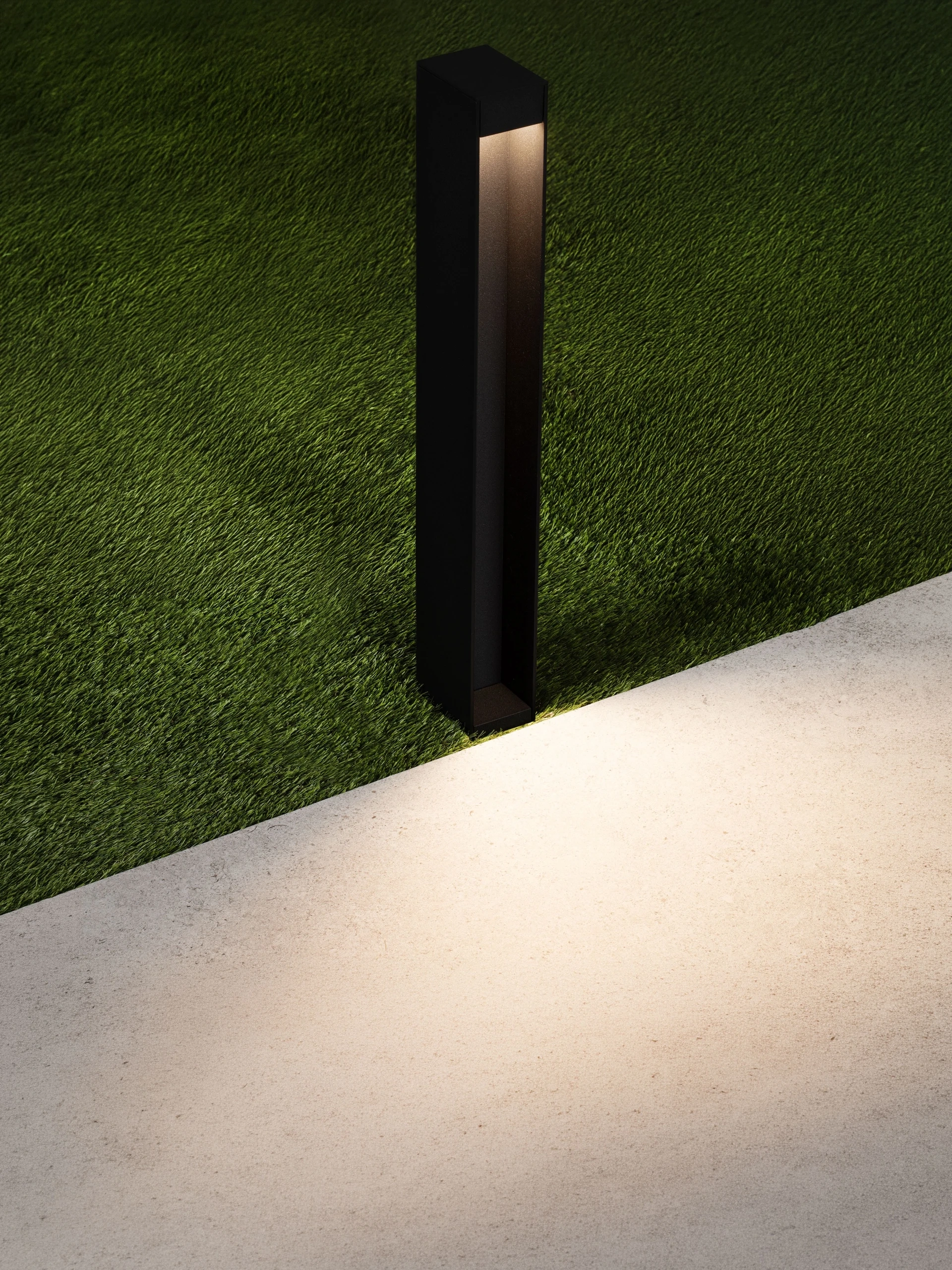 LED Tuinlamp Lunaro - zwart – 60 cm – Instelbare lichtkleur SW10565