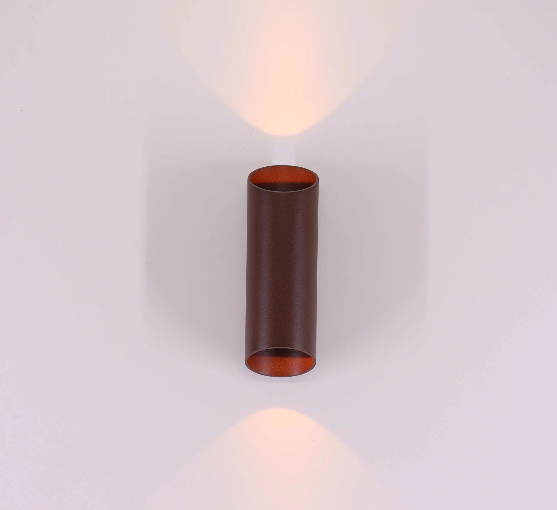 Buitenlamp koker roestbruin up/down IP54  46316