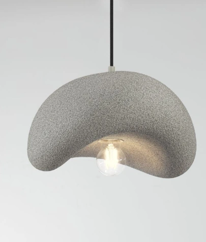 Organische hanglamp Stone Gray 40 cm SW10525