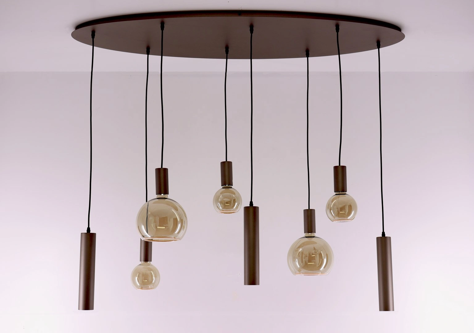 Hanglamp Cacao 8-lichts 135 cm incl. Segula Floating LED en excl. GU10 spots 50275