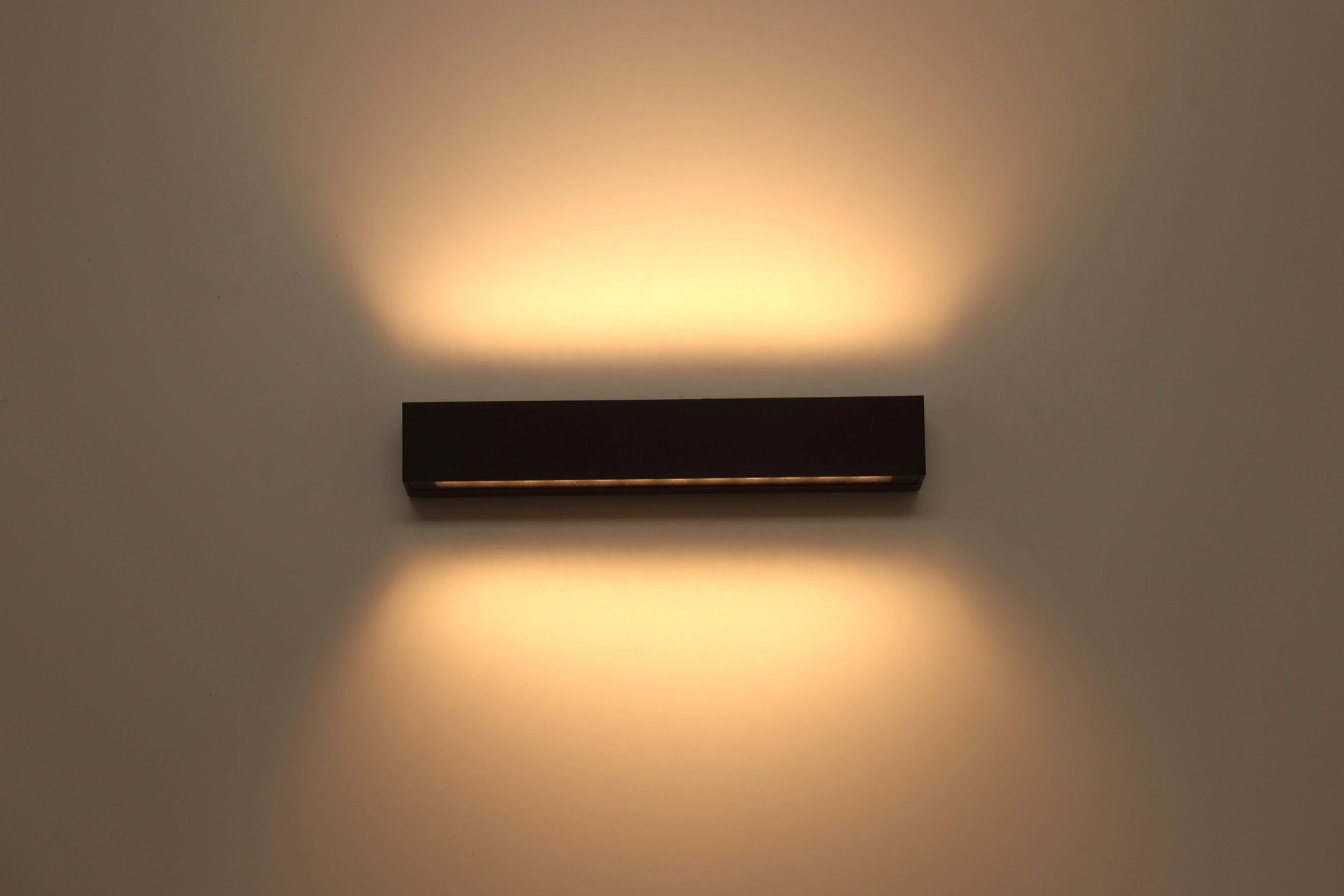 Wandlamp strak dip-switch - roest bruin - 38cm IP65  46678