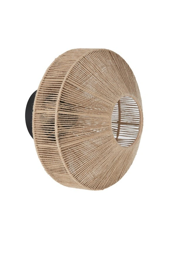 Touwlamp wandlamp naturel 43cm diameter 44932  WL