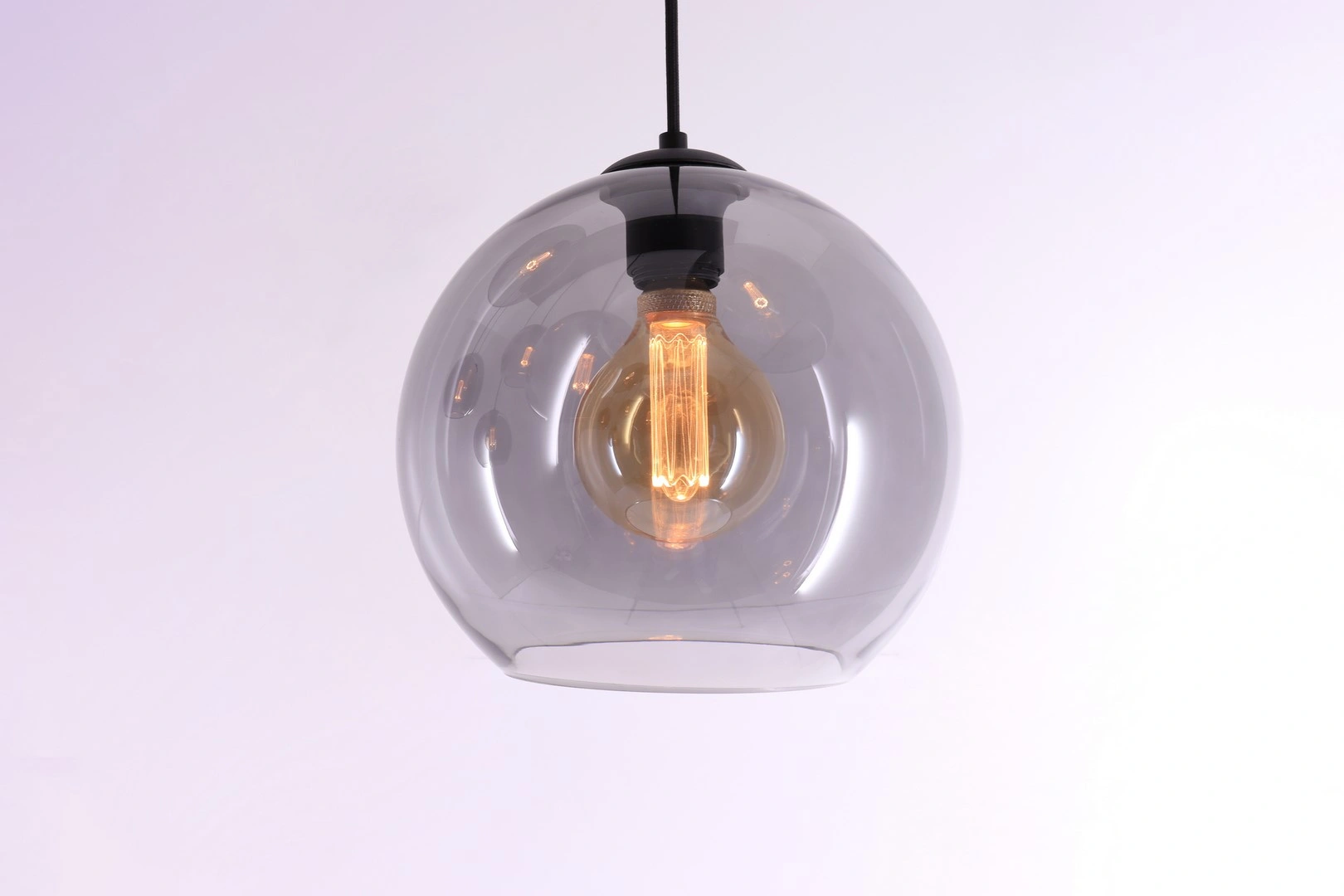 Hanglamp 8lichts - 8 Grey getint glazen - 135cm  50203