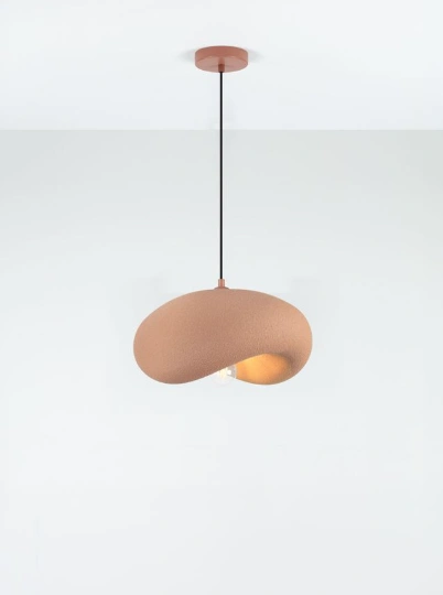 Organische hanglamp Stone Red 40 cm SW10524