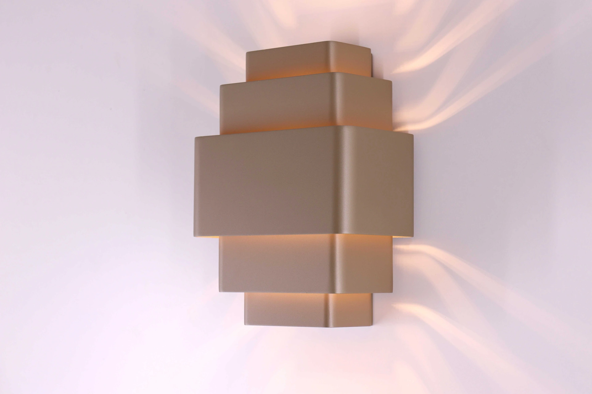 Wandlamp Layers - Champagne - 3  x G9 -  28cm hoog 46363