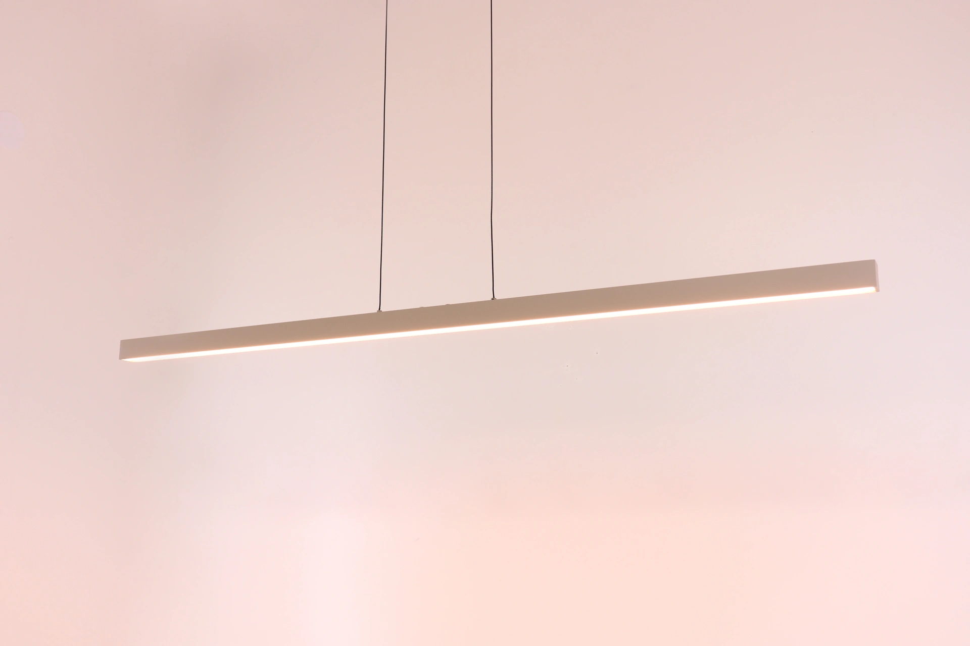Hanglamp Tindra zand/beige 140 cm up & down LED - touchdimmer 45507