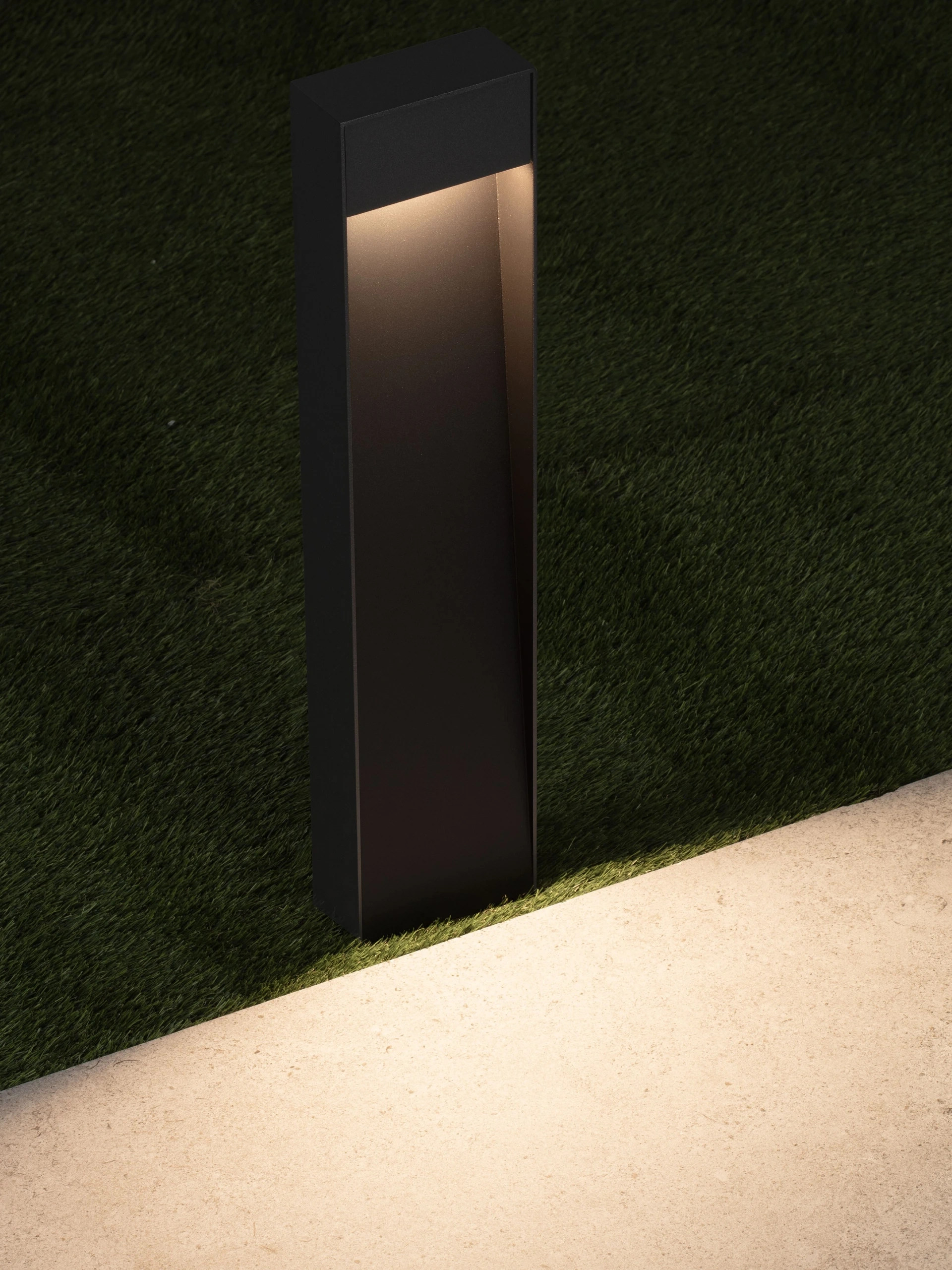 LED Tuinlamp Novaro - zwart – 60 cm – Instelbare lichtkleur SW10570