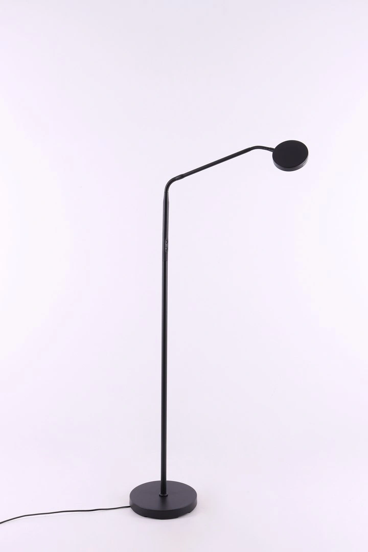 Staande Leeslamp Zwart | LED 10W Dim-to-Warm Dimbaar | 135cm 42001