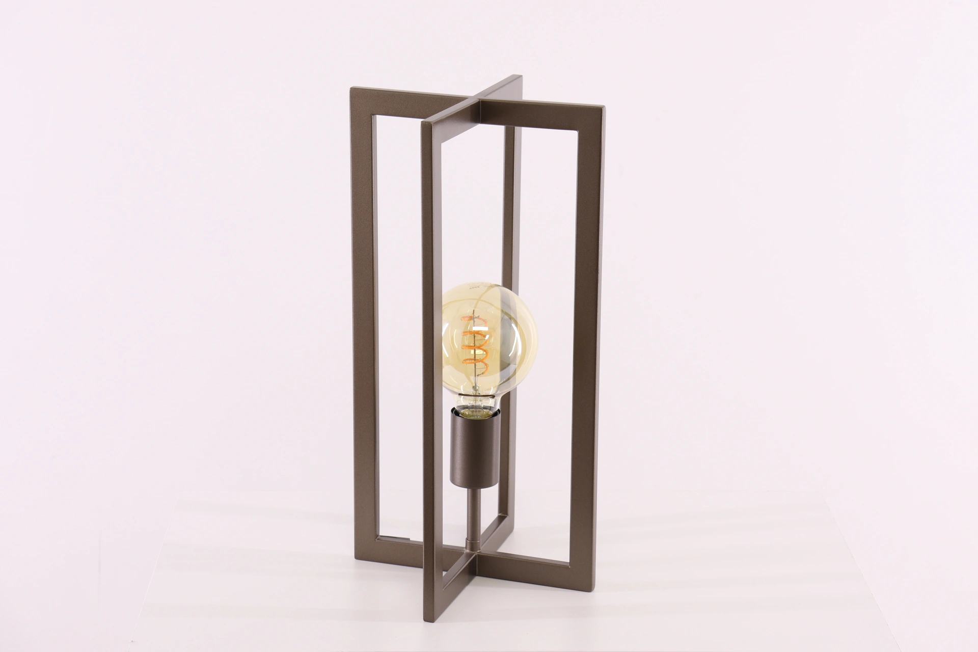 Tafellamp cacao cross -  Hoogte 40cm   61224