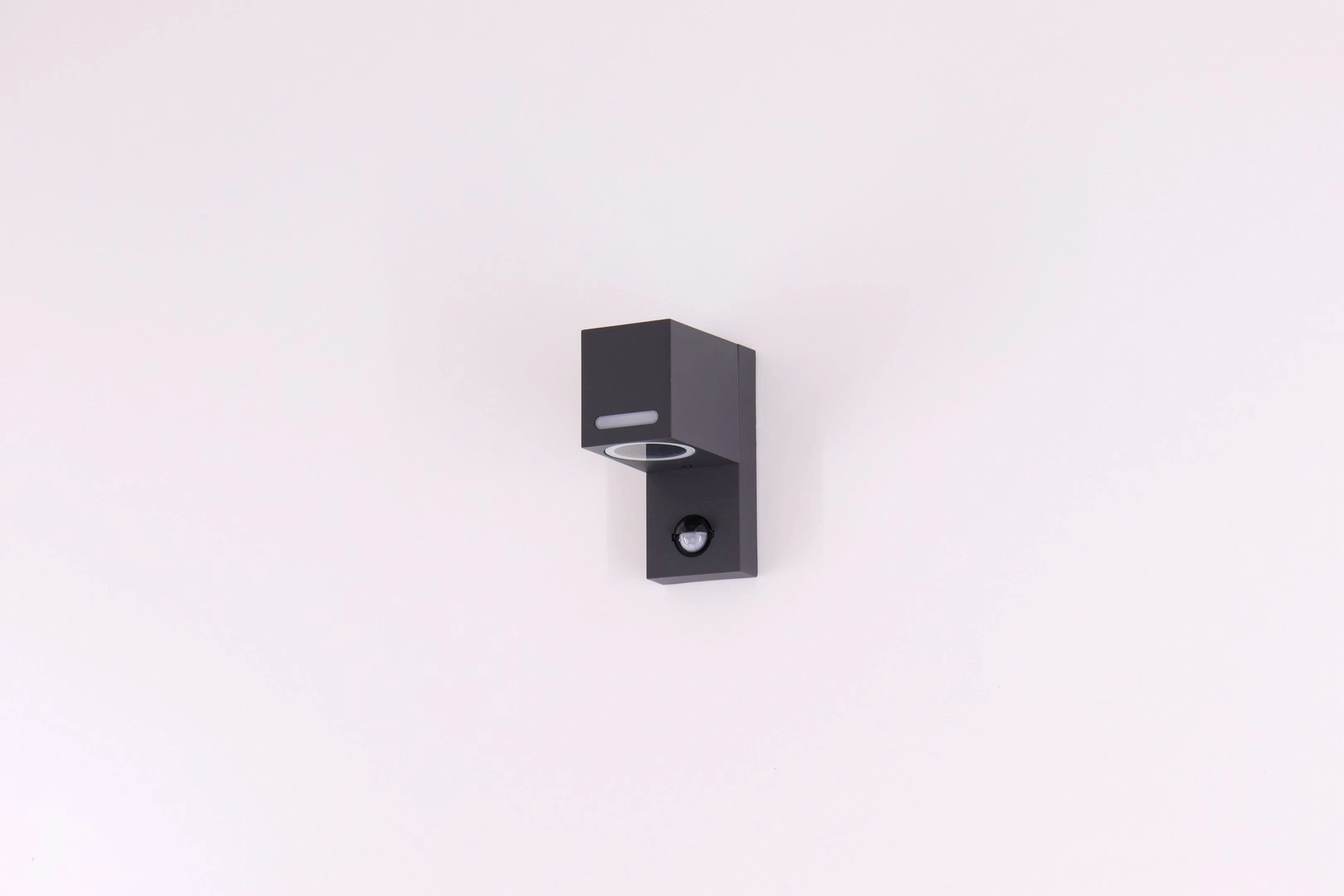 Buitenlamp wandlamp - bewegingssensor - antraciet ip44 44135