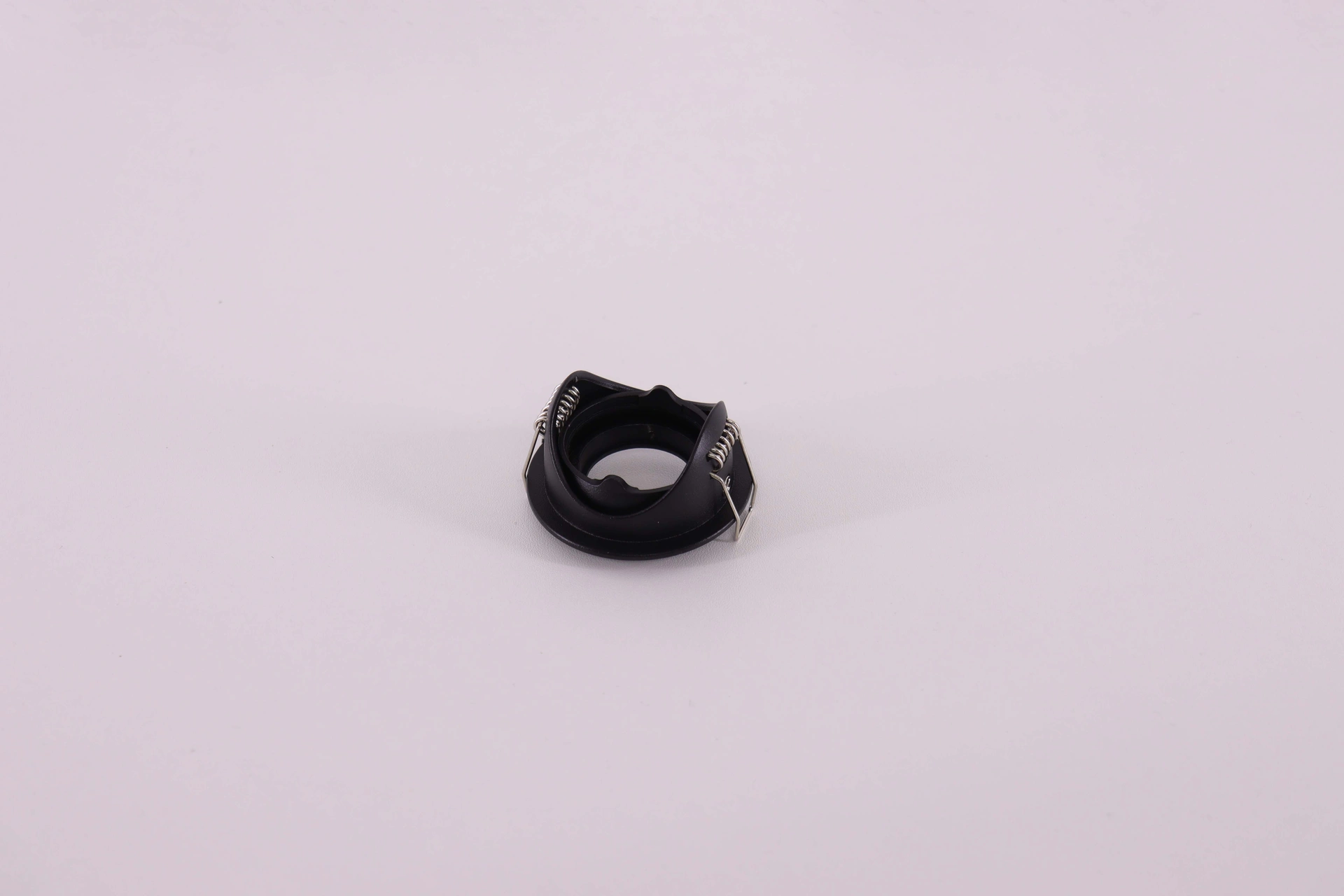 Zwarte ronde mini inbouwspot - Diameter 55 mm – zaagmaat 48 mm – geschikt voor Mini GU10 & MR11 46600