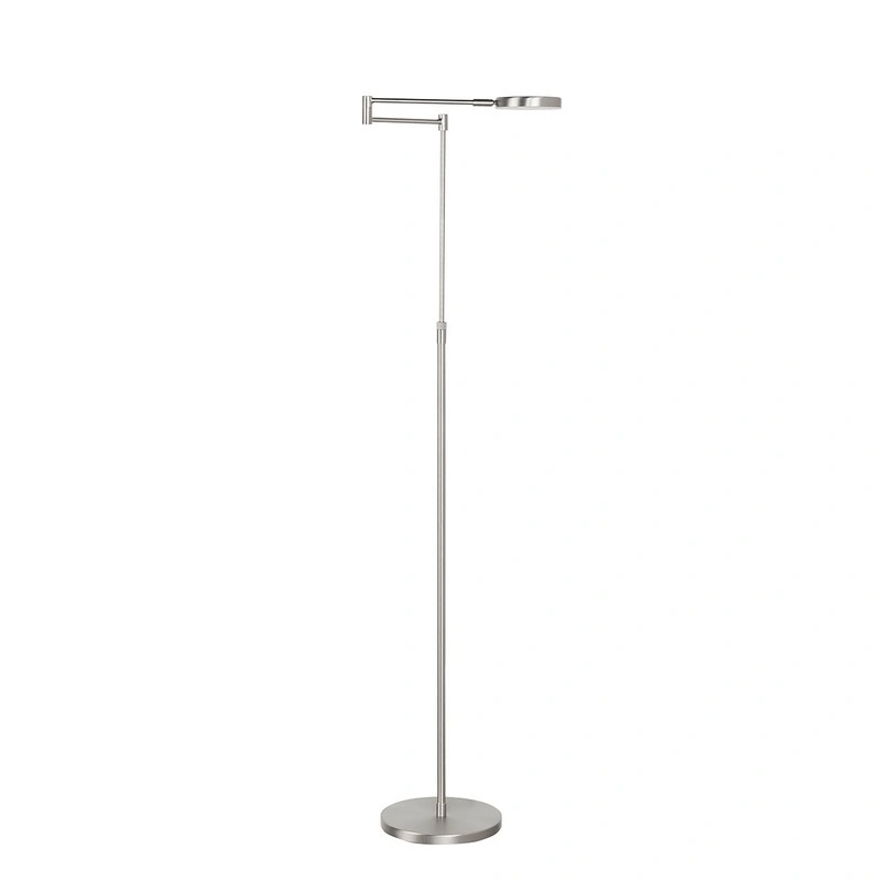 Vloerlamp Leeslamp Staal | Dim-to-Warm LED 13W | Zwenkarm 40387
