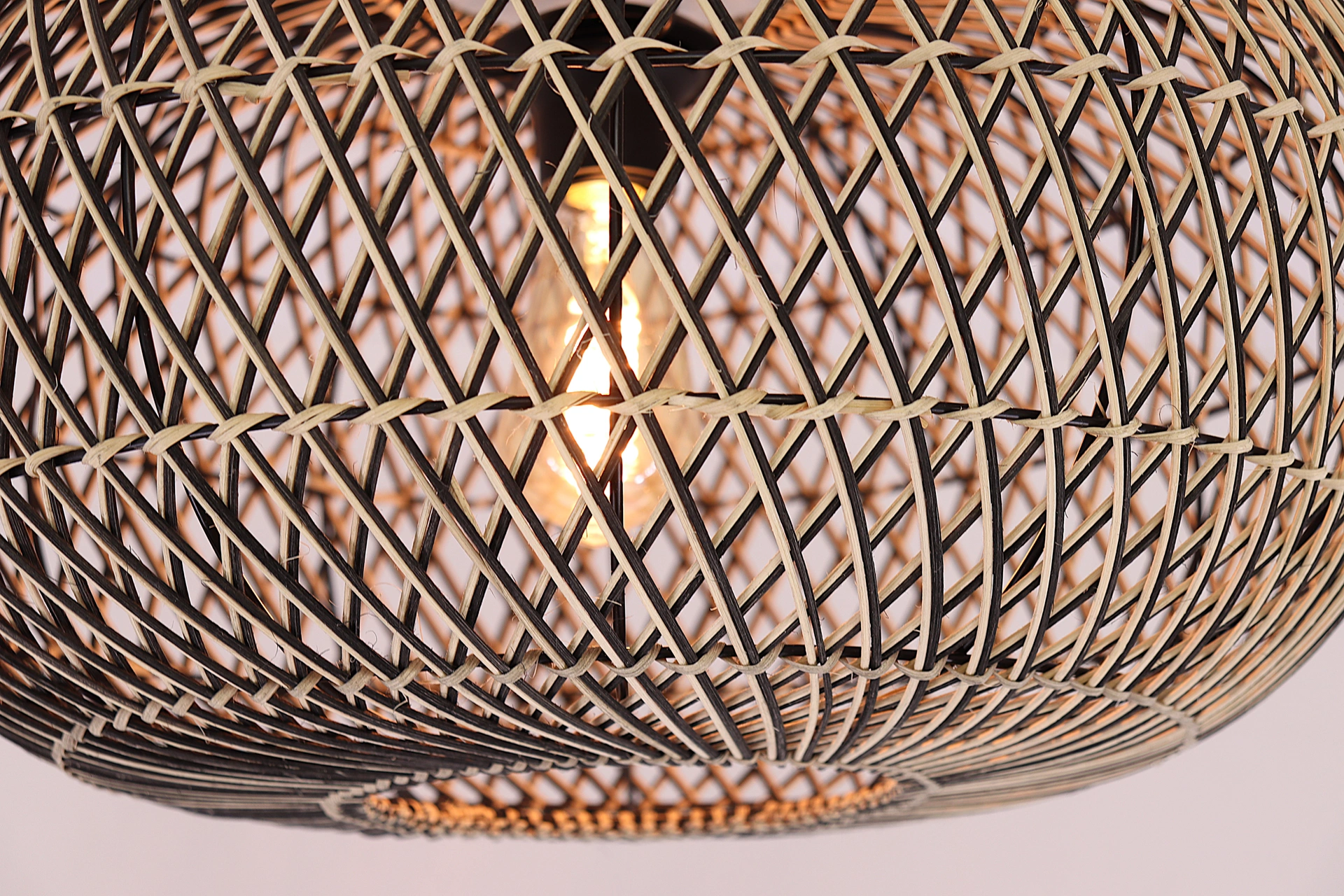 Plafondlamp Rotan Naturel – Diameter 50 cm – Japandi Design – E27  61245