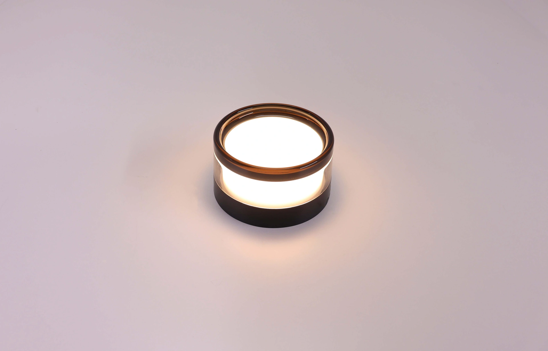 Zwarte led buitenlamp rond - IP65 - CCT - Dia. 14cm 46705