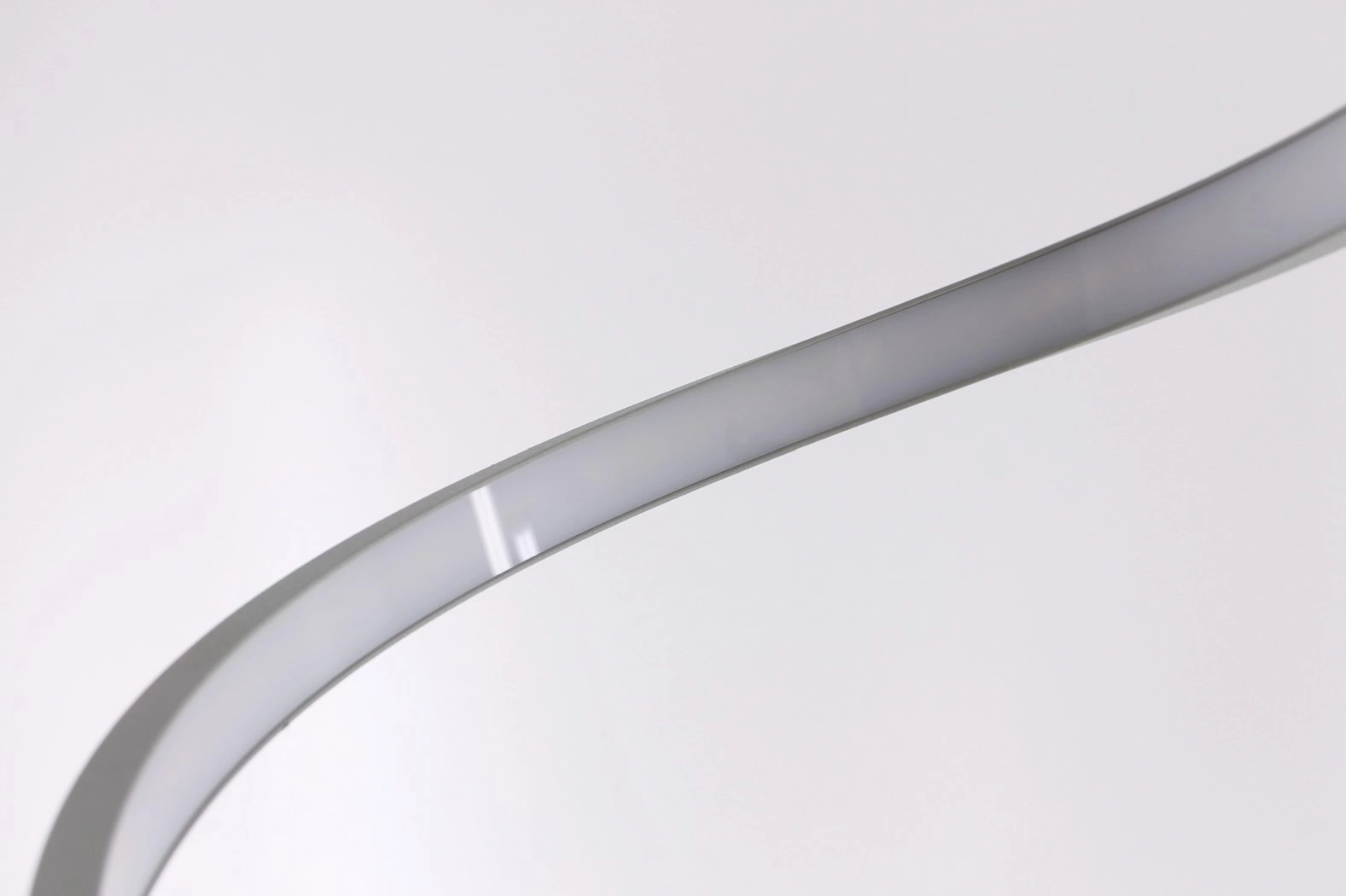Spiraal plafondlamp LED 71 cm, design plafondlamp grijs wit 38566