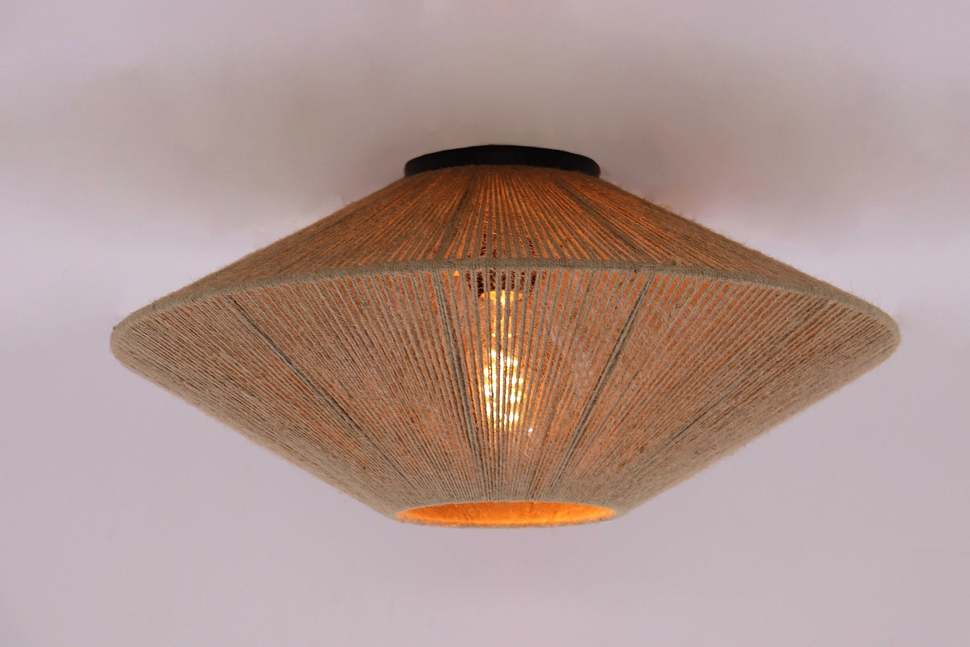 Plafondlamp - naturel touw - Diameter 50cm 46300 PL