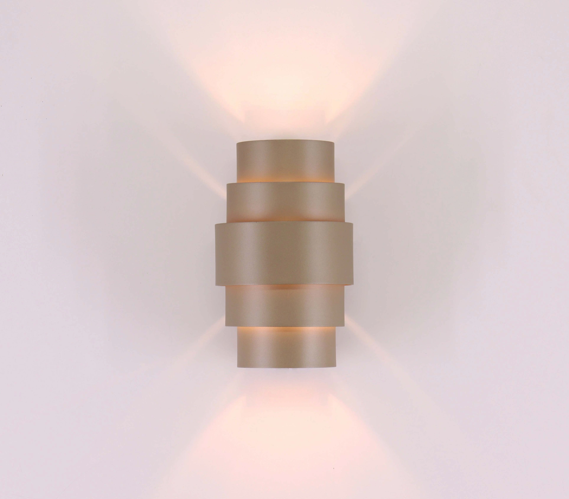 Wandlamp Rolls champagne 22 cm 46362