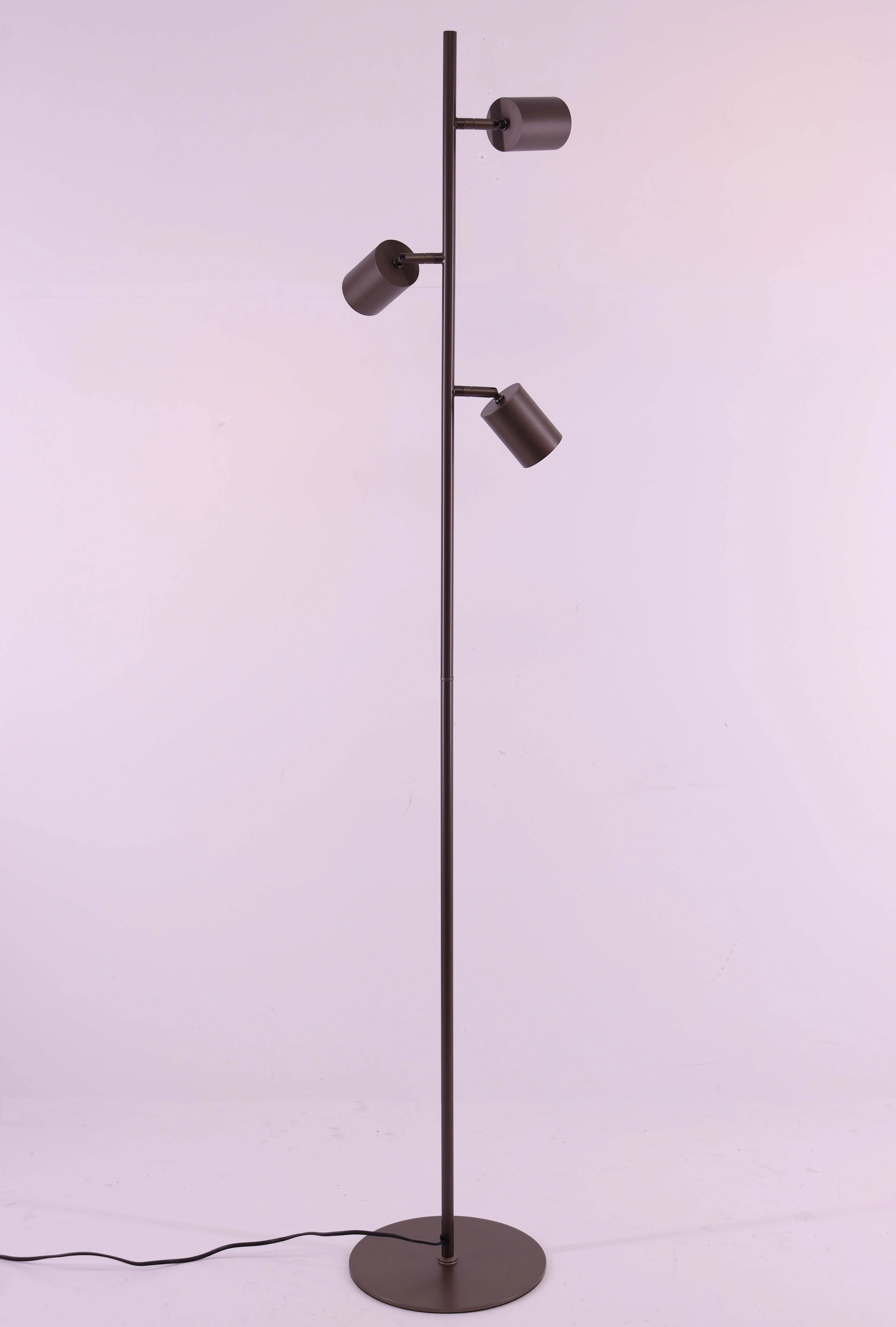 Vloerlamp met 3 verstelbare spots – cacao – Hoogte 156 cm 61226