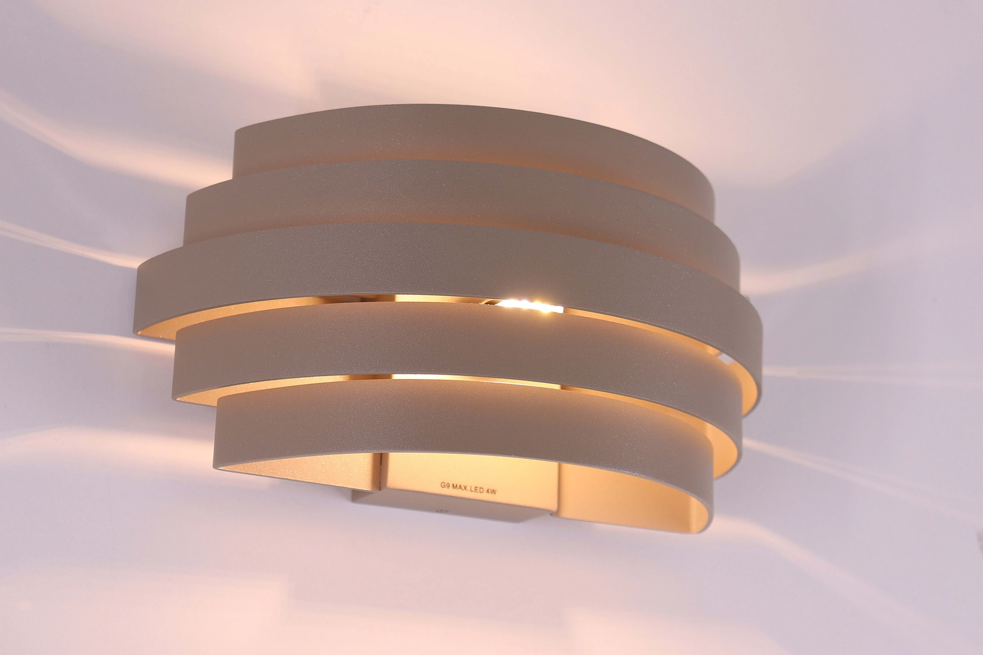 Moderne Wandlamp Zand/Beige – Indirect Licht – 25 cm – G9 46212