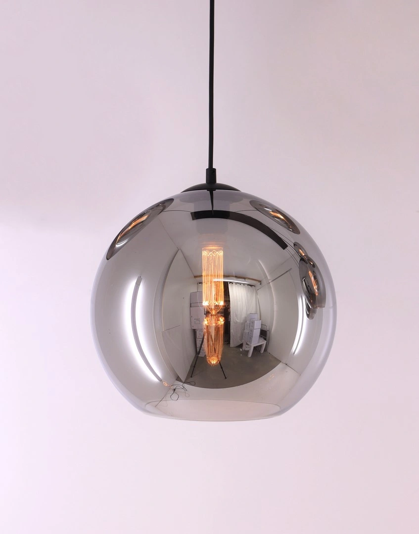 Led Rookglas Bol EEF hanglamp - bol ø30cm - smoke rookglas