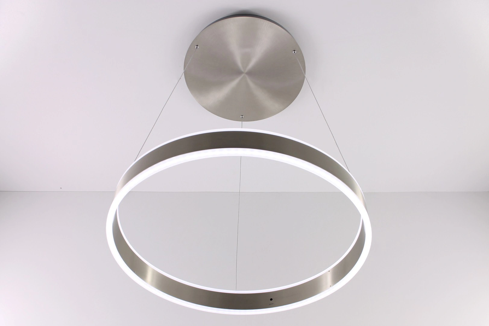 Hanglamp LED cirkel rvs 60cm 41531