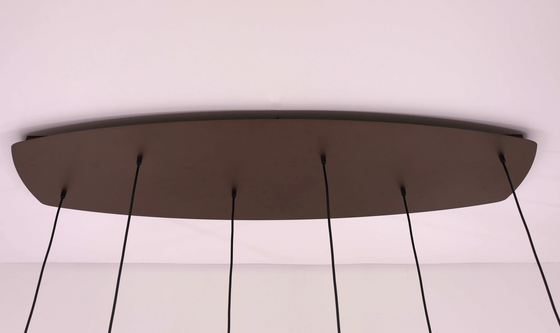 Hanglamp deens ovaal - Cacao - 6 lichts 140cm karton 50287