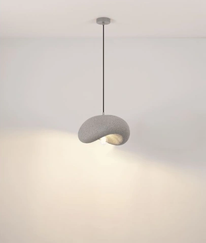 Organische hanglamp Stone Gray 40 cm SW10525