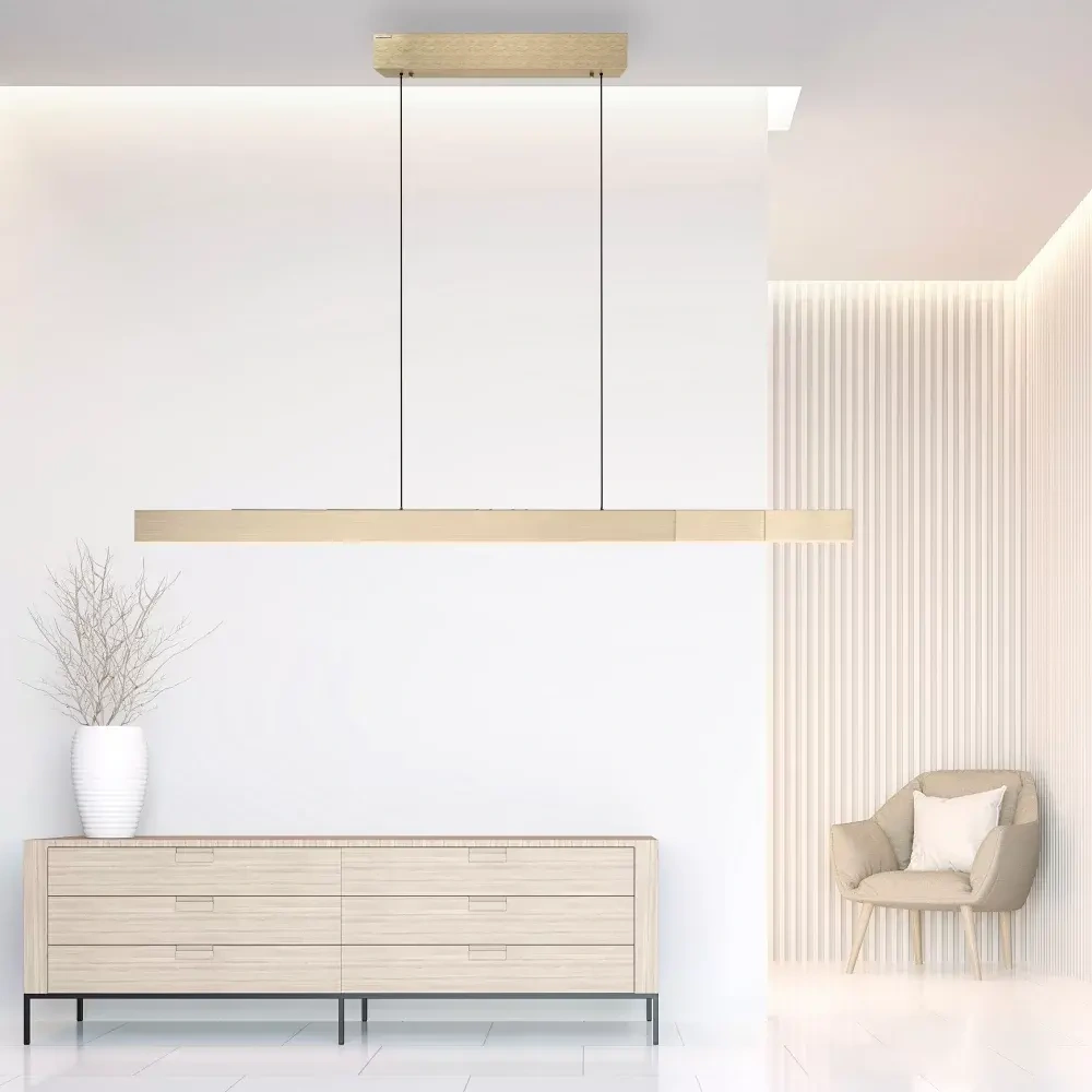 Hanglamp easy Lift + e-Slide L 120-200 cm Mat Goud 45826