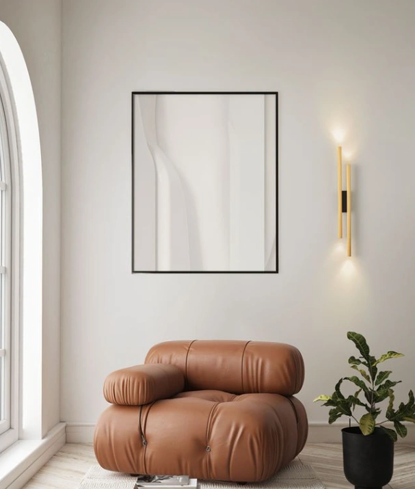 LED wandlamp Brass Gold 60 cm | Instelbare lichtkleur & Triac dimbaar SW10516