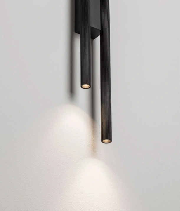 LED wandlamp Sandy Black 60 cm | Instelbare lichtkleur & Triac dimbaar SW10518