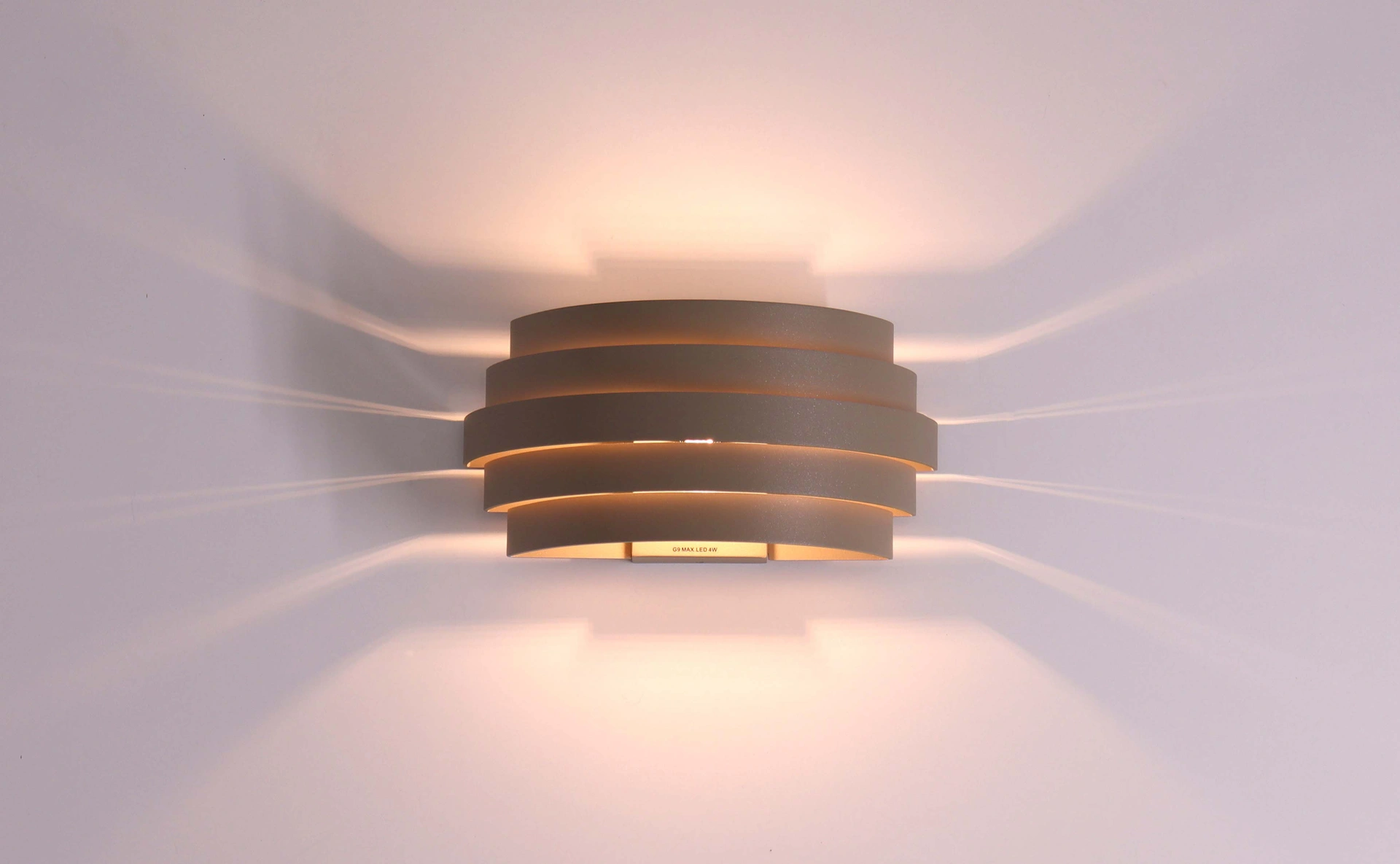 Moderne Wandlamp Zand/Beige – Indirect Licht – 25 cm – G9 46212