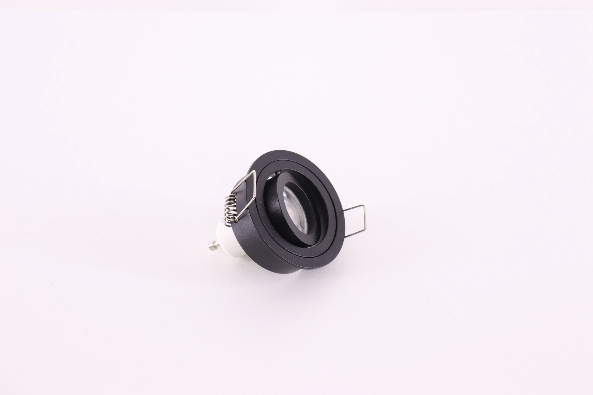 Zwarte ronde mini inbouwspot - Diameter 63 mm – zaagmaat 58 mm – geschikt voor Mini GU10 & MR11 Kopiëren 46717