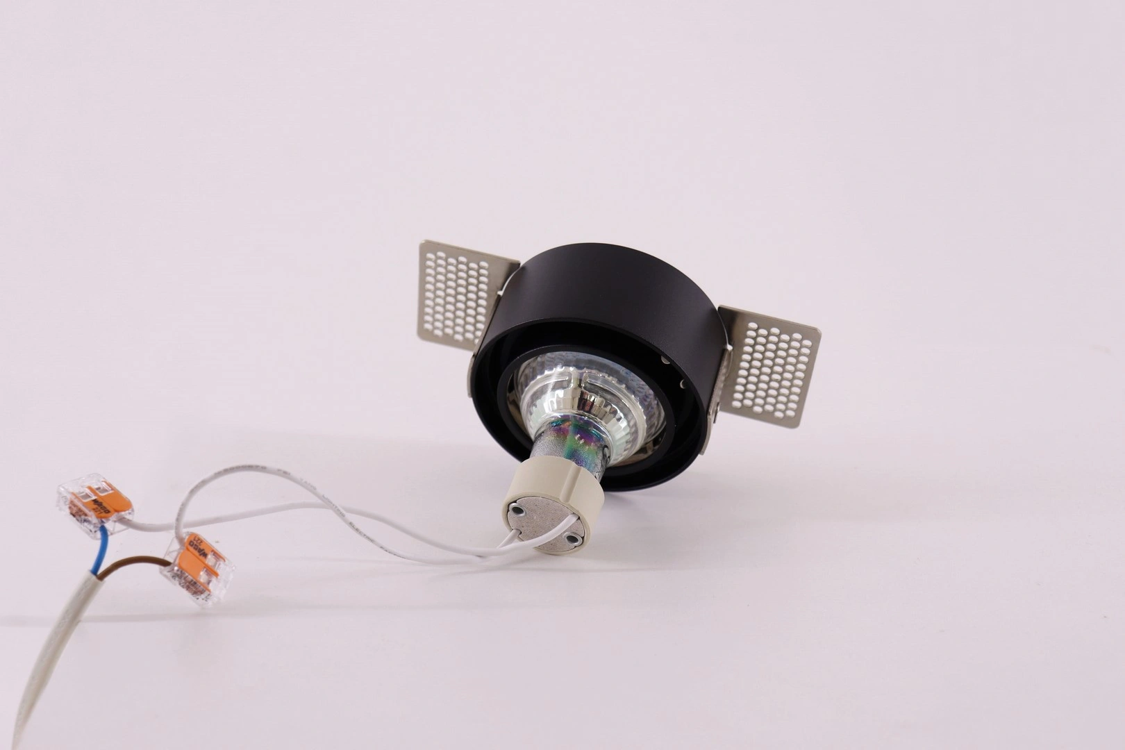 Trimless inbouwspot GU10 Zwart – Zaagmaat 8 cm 46154