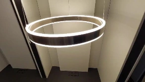 Hanglamp LED cirkel rvs 60cm 41531