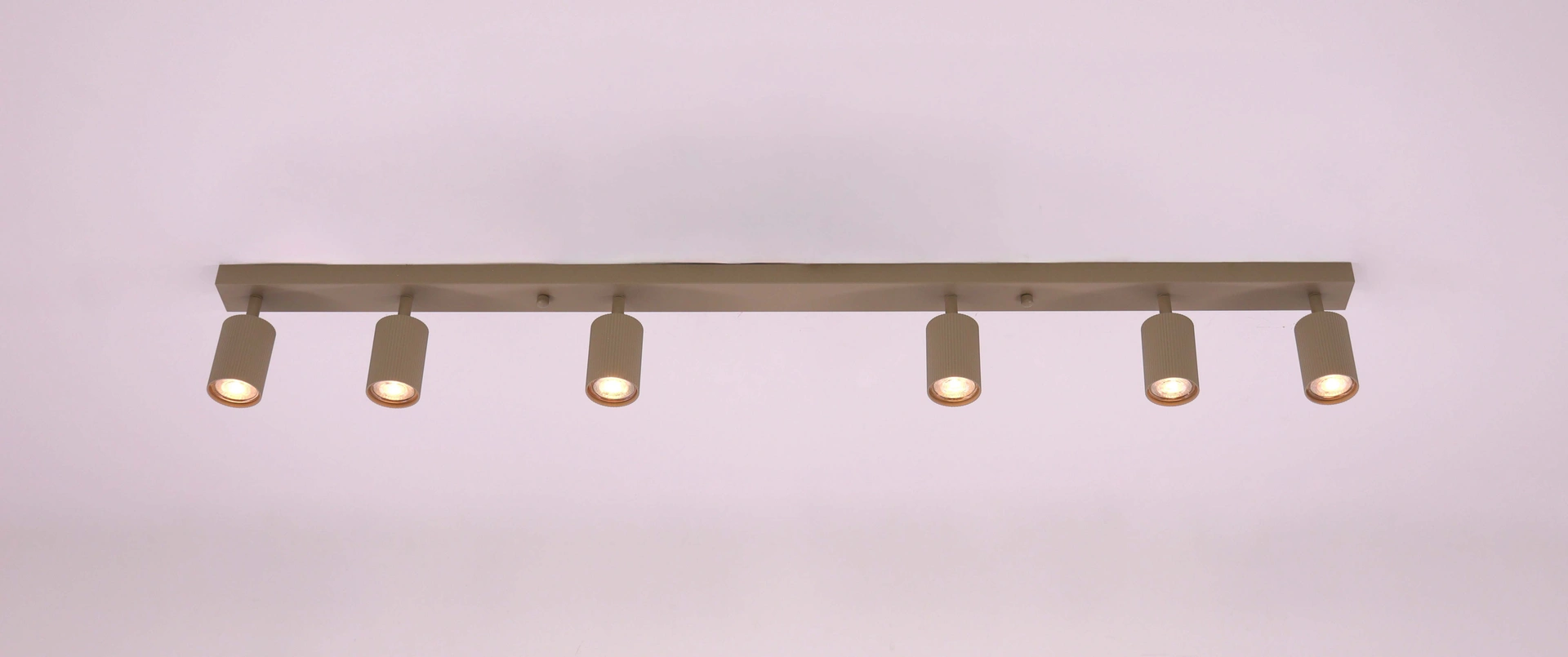 Opbouwspot Zandkleur 120cm gu10 6 Lichts 46775