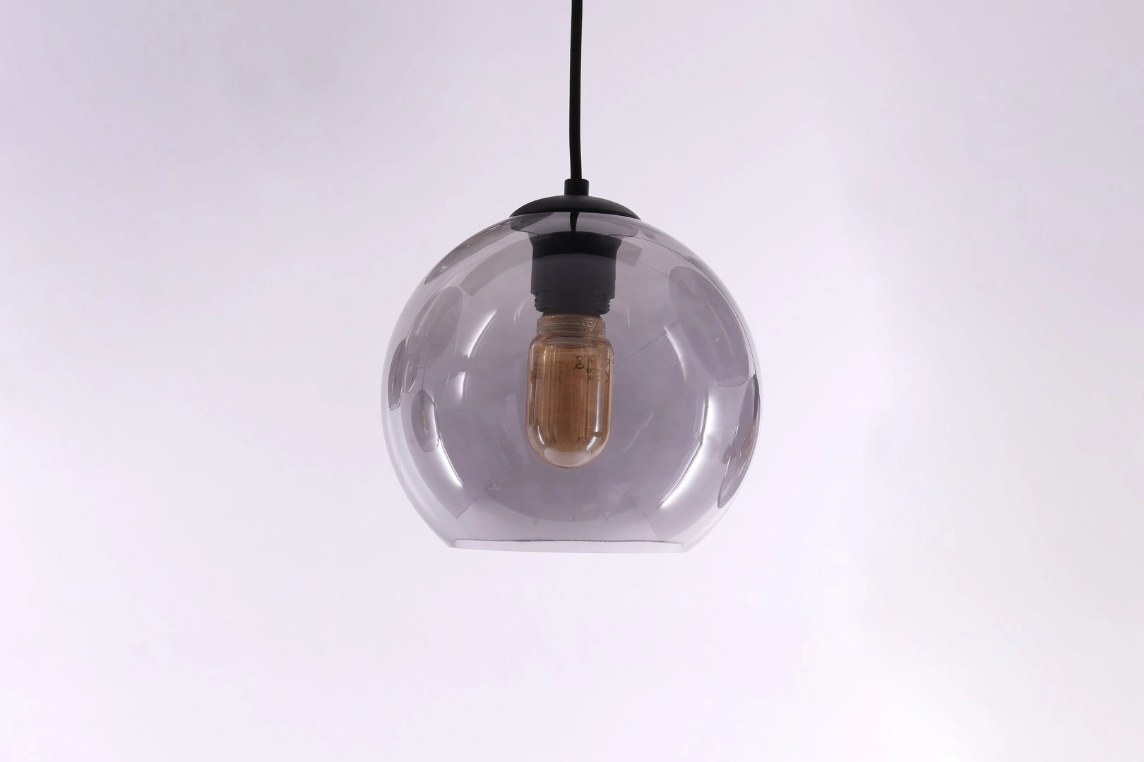 Hanglamp 8lichts - 8 Grey getint glazen - 135cm  50203
