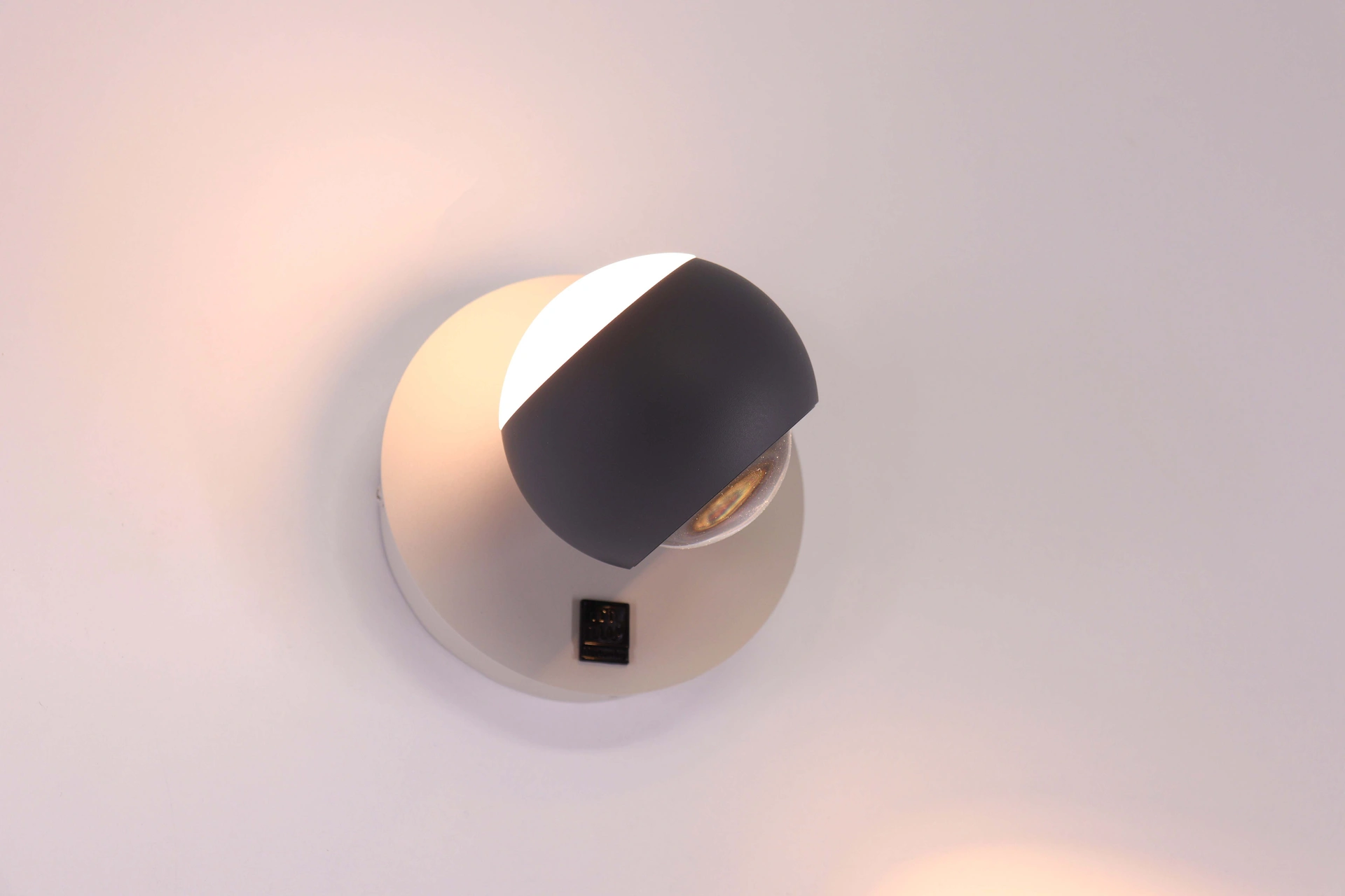 Musterring Cannon LED wandlamp antraciet/warm grey – dimbaar 46733