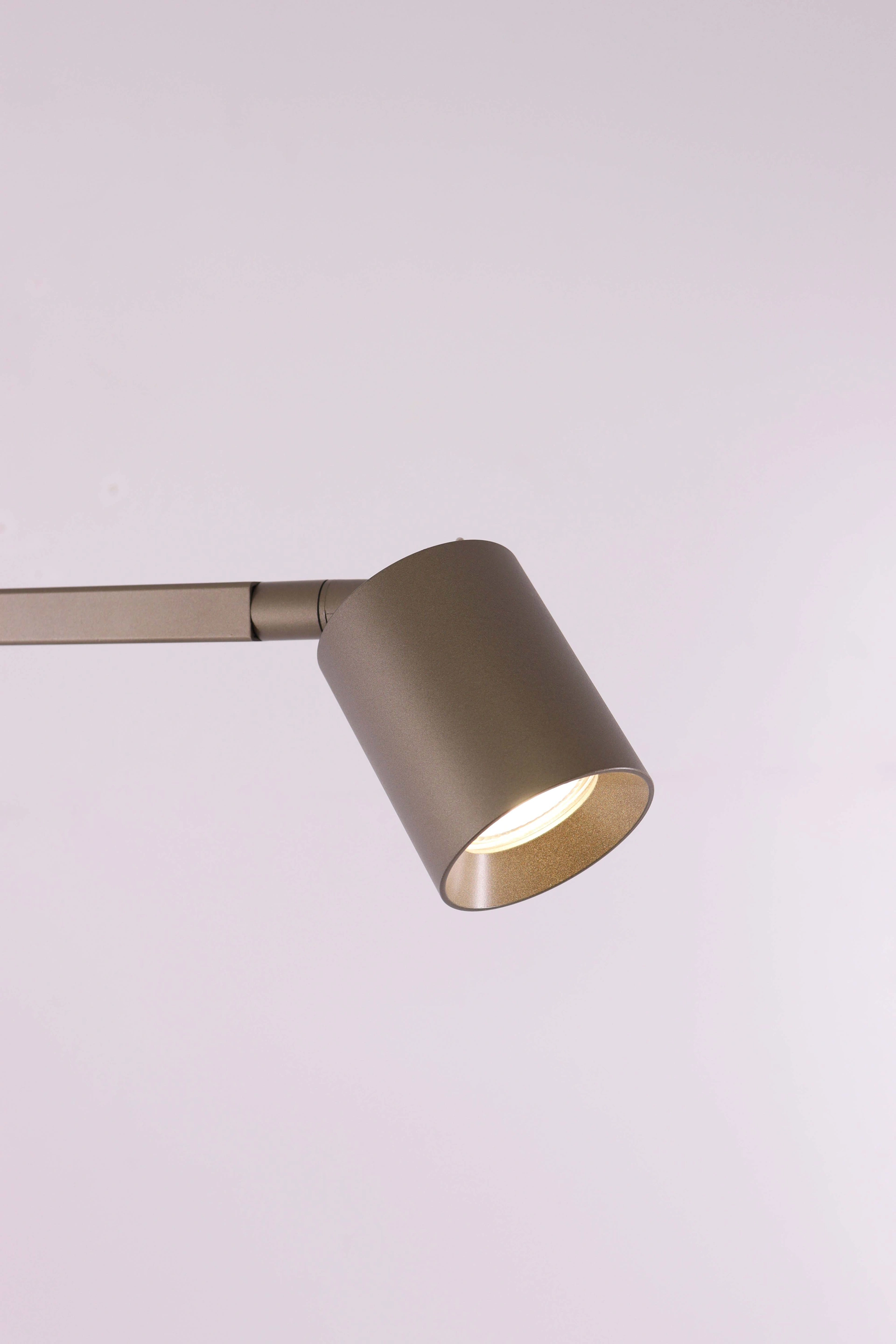 Vloerlamp Staande Leeslamp Cacao 135cm | Verstelbaar | GU10 46203