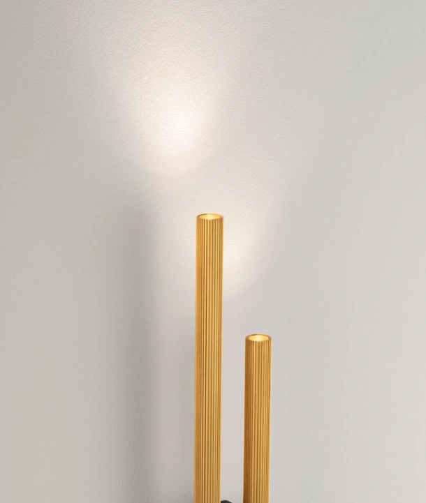 LED wandlamp Brass Gold 60 cm | Instelbare lichtkleur & Triac dimbaar SW10516