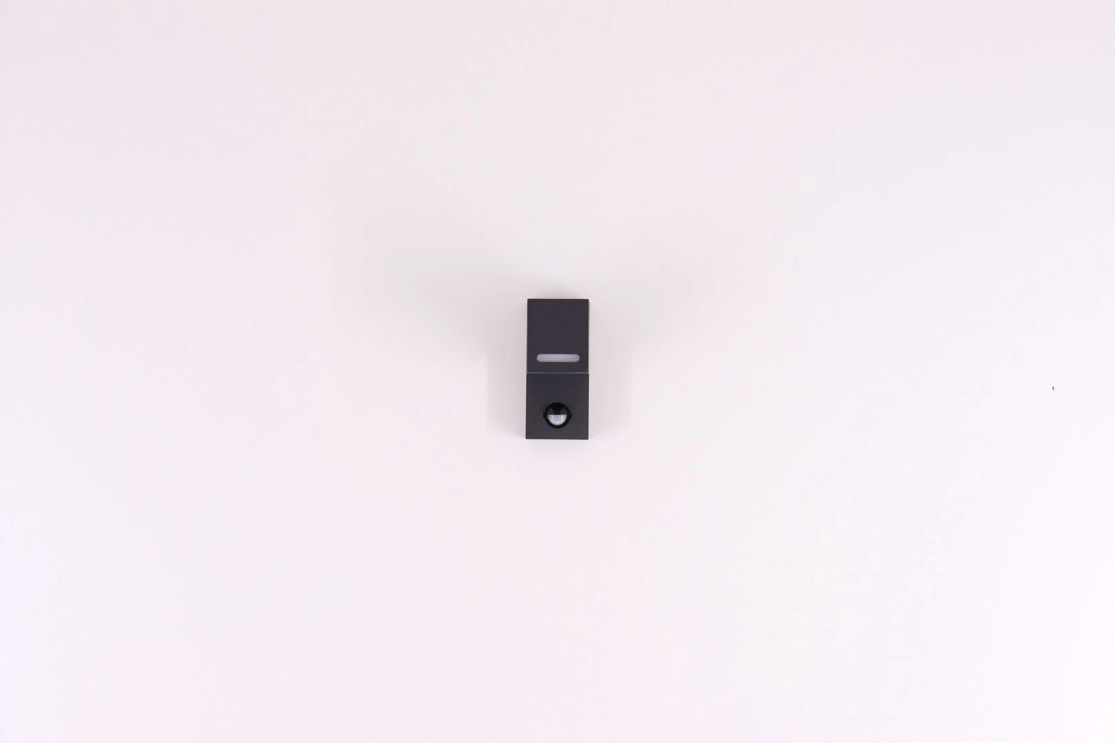 Buitenlamp wandlamp - bewegingssensor - antraciet ip44 44135