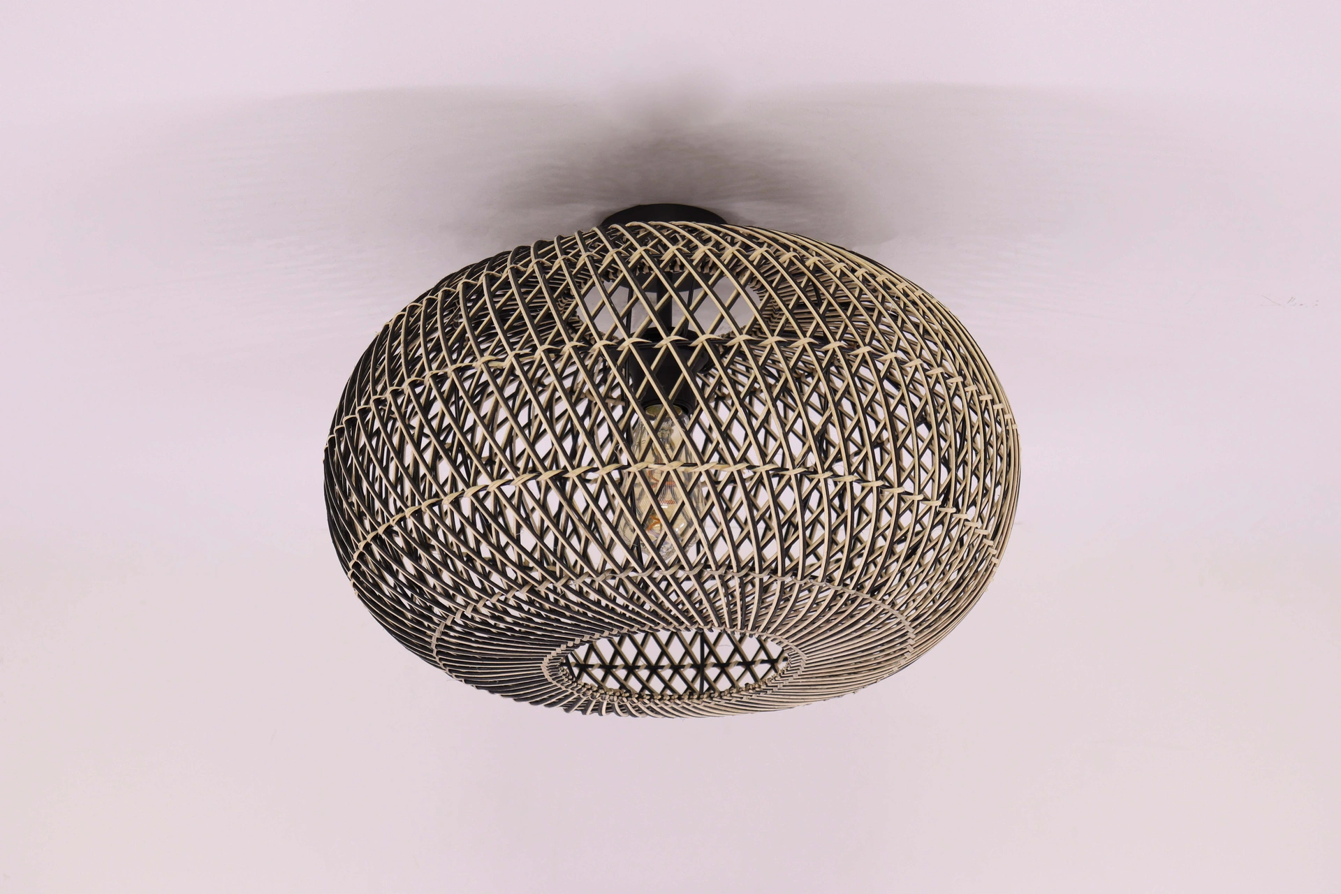 Plafondlamp Rotan Naturel – Diameter 50 cm – Japandi Design – E27  61245