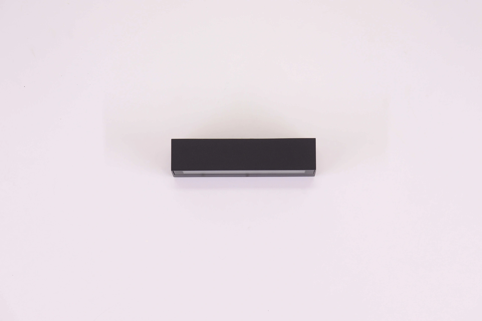 Wandlamp strak dip-switch - Zwart - 22cm IP65    46674