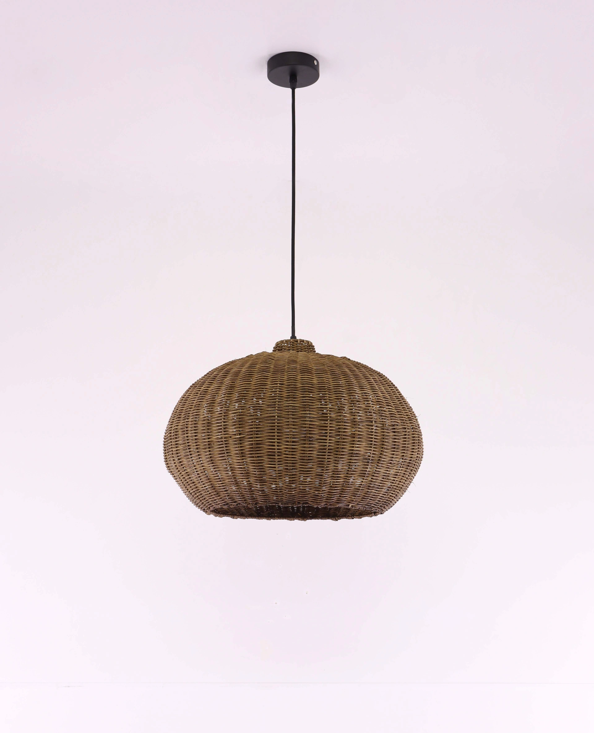 Hanglamp rond - Rattan bruin - Diameter 45cm 46170