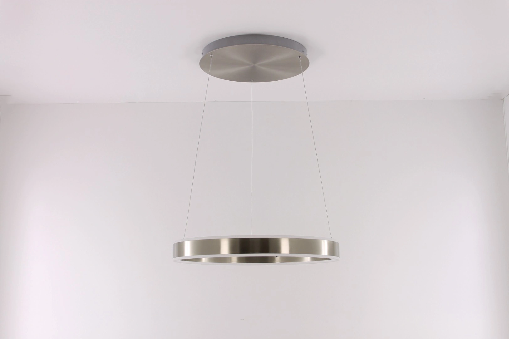 Hanglamp LED cirkel rvs 60cm 41531