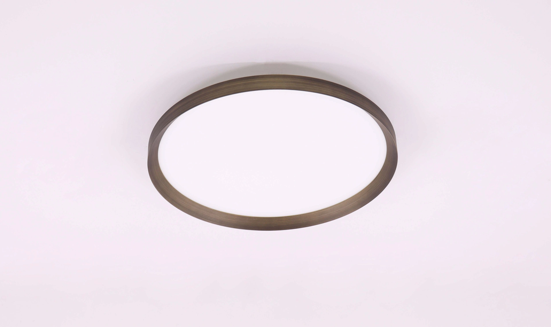 Plafondlamp rond brons dia. 50cm dimbaar  46618