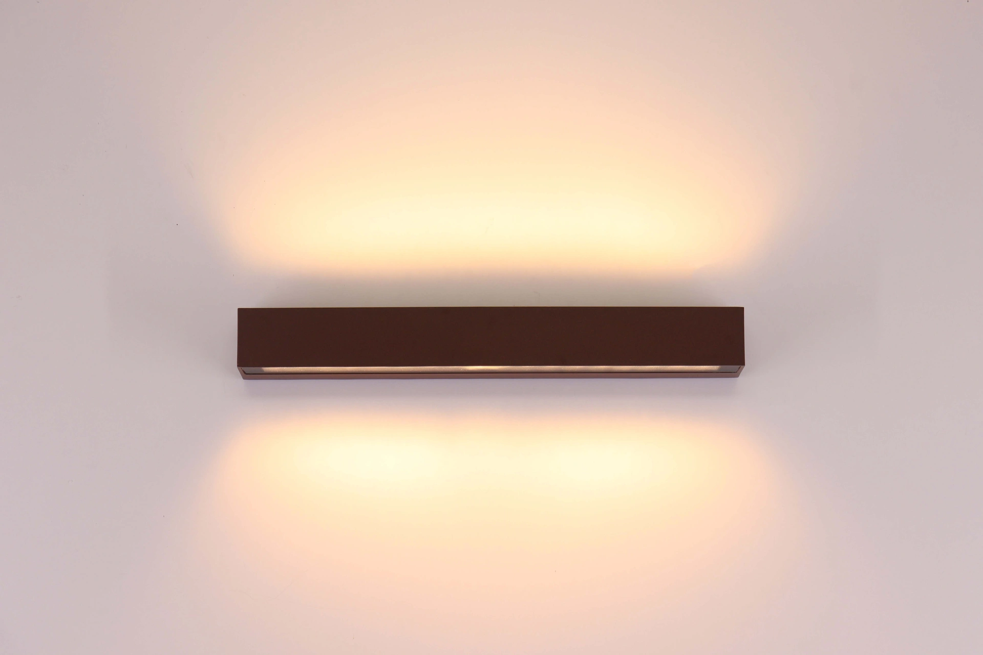 Wandlamp strak dip-switch - roest bruin - 50cm IP65 46679